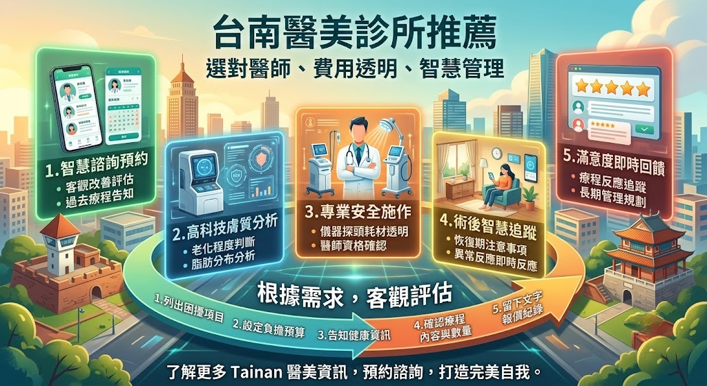 台南醫美診所費用怎麼算?療程價格、報價差異與選擇重點一次看懂
