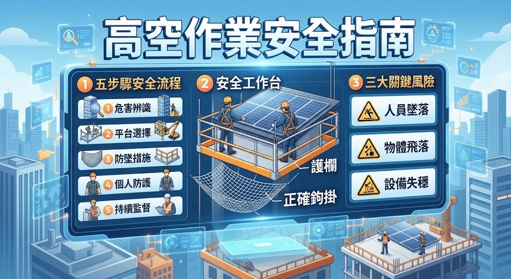 高空作業是什麼?安全規範、風險判斷與防墜措施完整指南