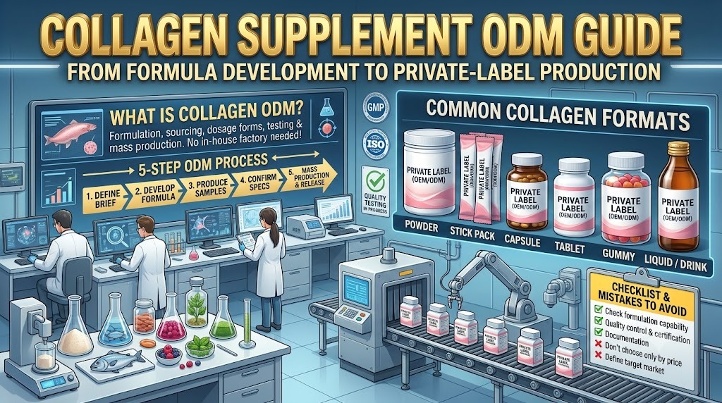 Collagen Supplement ODM Guide: From Formula Development to Private-Label Production